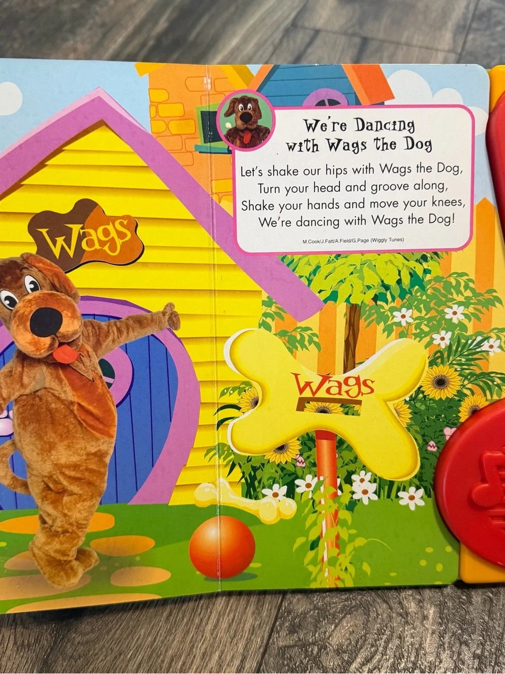 The Wiggles all buttons